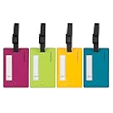 Travelon Travelon Set Of 4 Assorted Color Luggage Tags Luggage Tags, Assorted