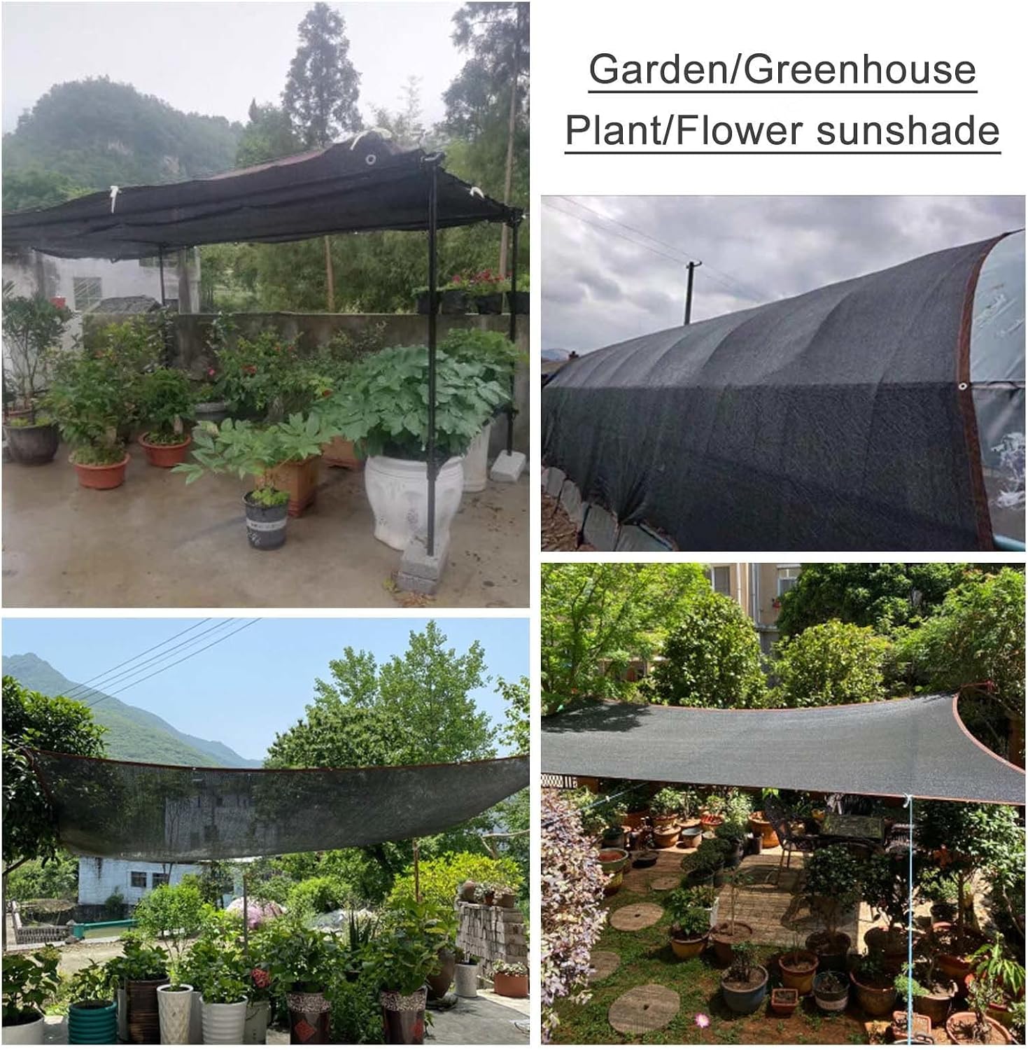 Shade Netting 2×3m 3×4m 3×5m 4×5m 3×6m 4×4m 4×6m 3×3m 4×8m Black Shade Sail,Shade Cloth for Plants,Sunblock Shade Net With Grommets,Shade Mesh Tarp,Breathable/Uv Resistant,Black-3x8m(9.8*26.2ft)