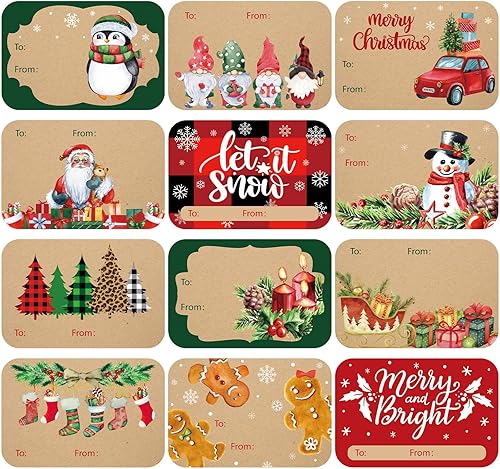 Containlol 240 etiquetas autoadhesivas para nombre, etiquetas adhesivas de Halloween para regalos de fiesta de Halloween, envoltura de regalos,