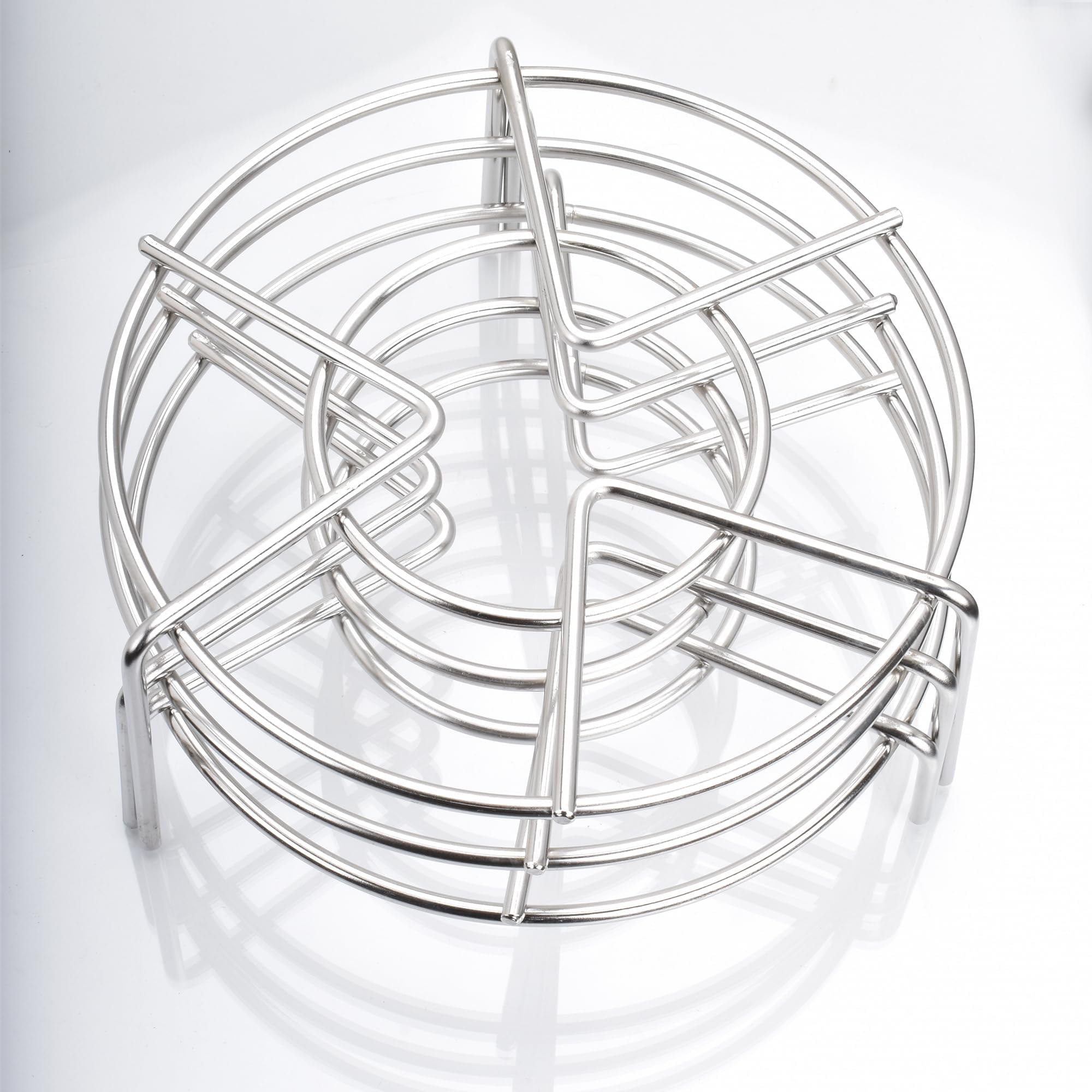 Steam Rack Trivet Stainless Steel Steaming Rack Electric Pressure Cooker steam Rack Stand Diameter 6" 3Pack