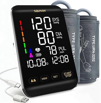 Premium Blood Pressure Monitor with Dual Cuffs M/L & XL/Extra Large