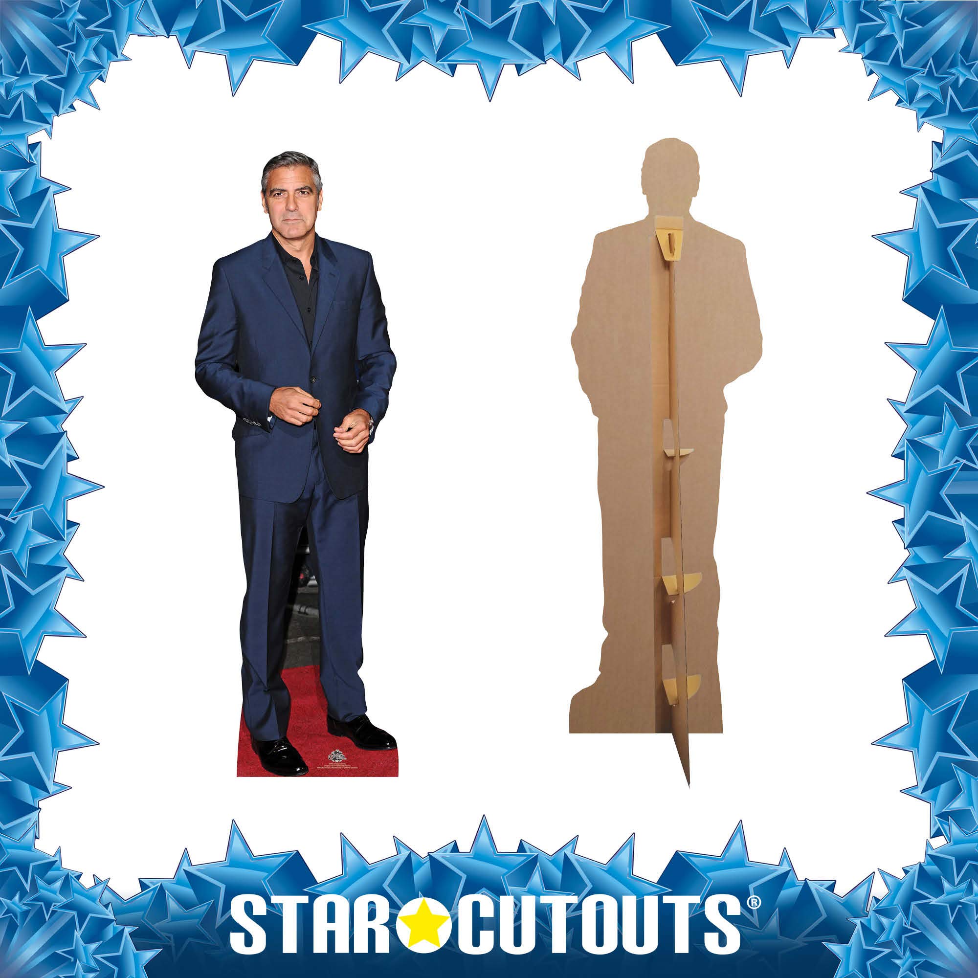 Star Cutouts-Pappaufsteller von George Clooney