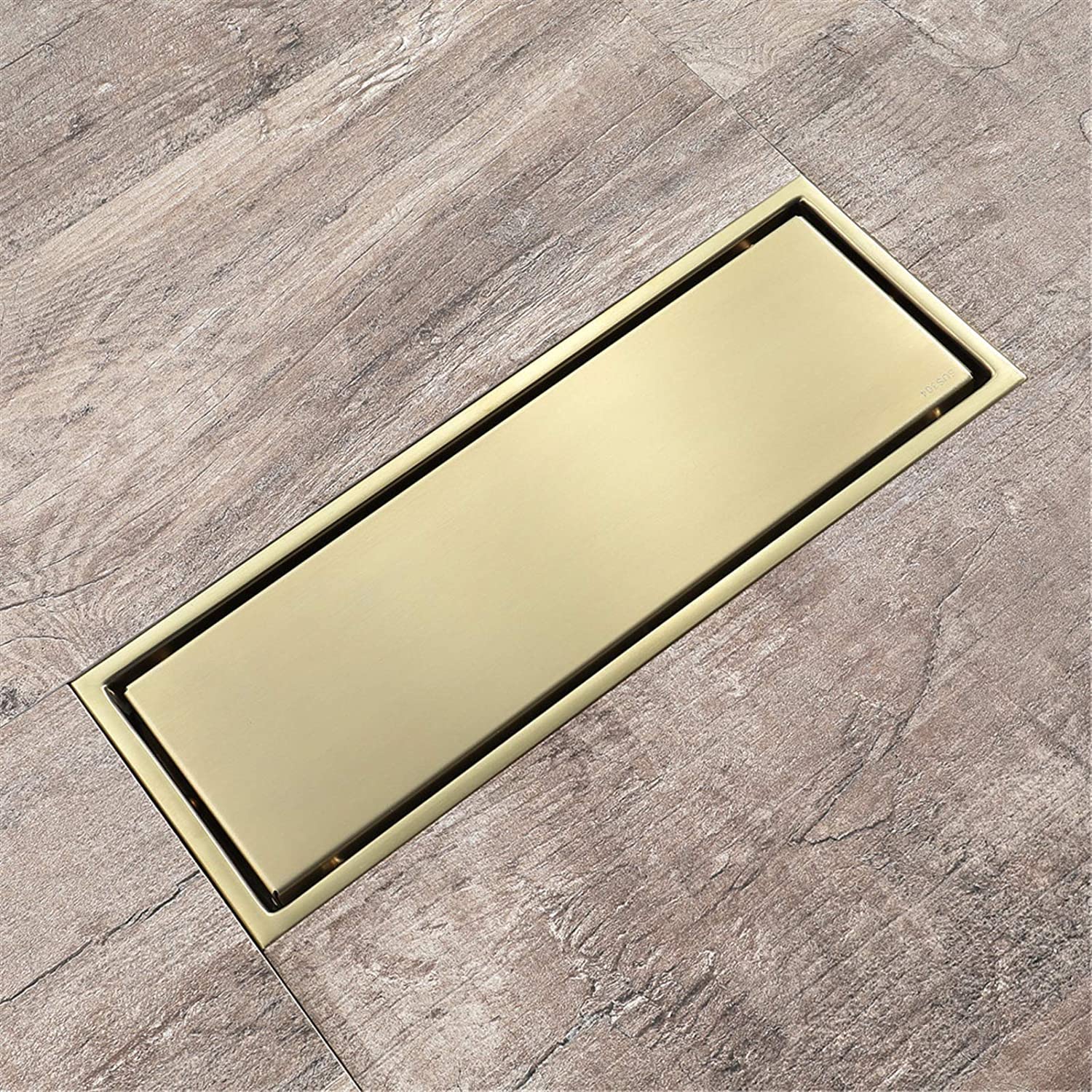 shower drain， Drain with Hair Strainer, 304 Rectangle Tile Insert Shower Floor with Removable Cover(Onecolor)