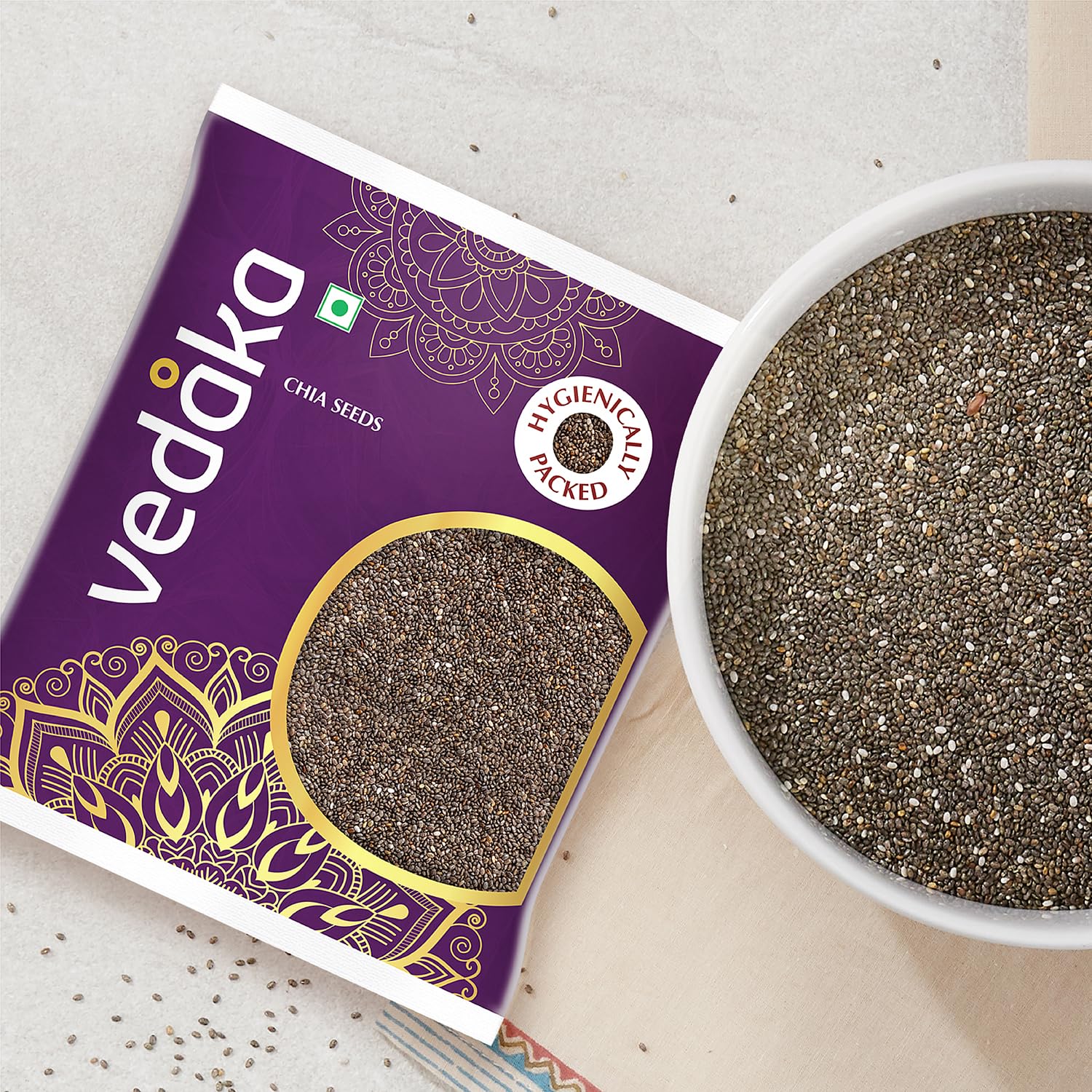 Buy Now Amazon Brand - Vedaka Premium Raw Chia Seeds | 200 Gram | Ca... 3 Buy Now Amazon Brand - Vedaka Premium Raw Chia Seeds | 200 Gram | Ca...