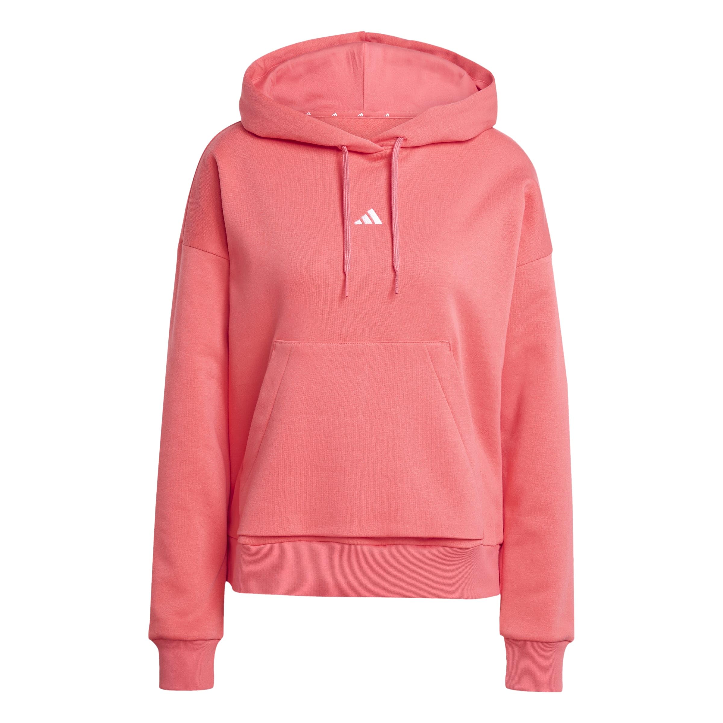 adidas Kobiety ESSENTIALS SMALL LOGO FEEL COZY HOODIE, semi turbo/white, XS