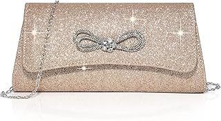 Sponsored Ad - Labair Womens Evening Bag Sparkly Bow Clutch Purse Wedding Prom Formal Purses Party Cocktail Handbags.