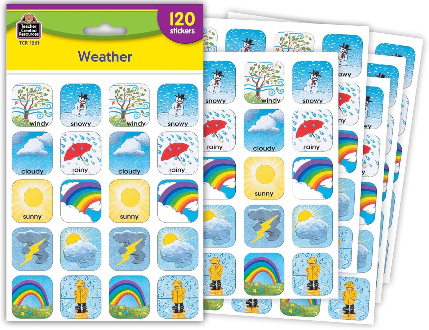 Teacher Created Resources Weather Stickers (1261)