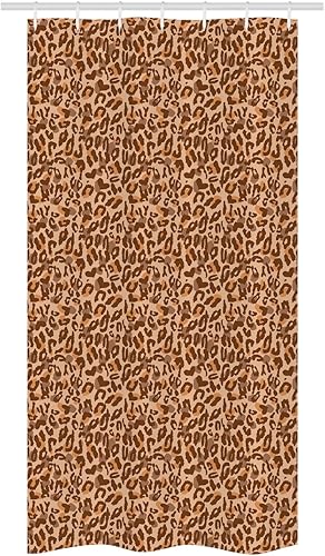 Miniatura 3 de Ambesonne Blue Sky Stall Shower Curtain, Irregular Unreal Cloud Silhouettes Doodle Style Dreamy Pattern, Decorative Fabric Set with Hooks for