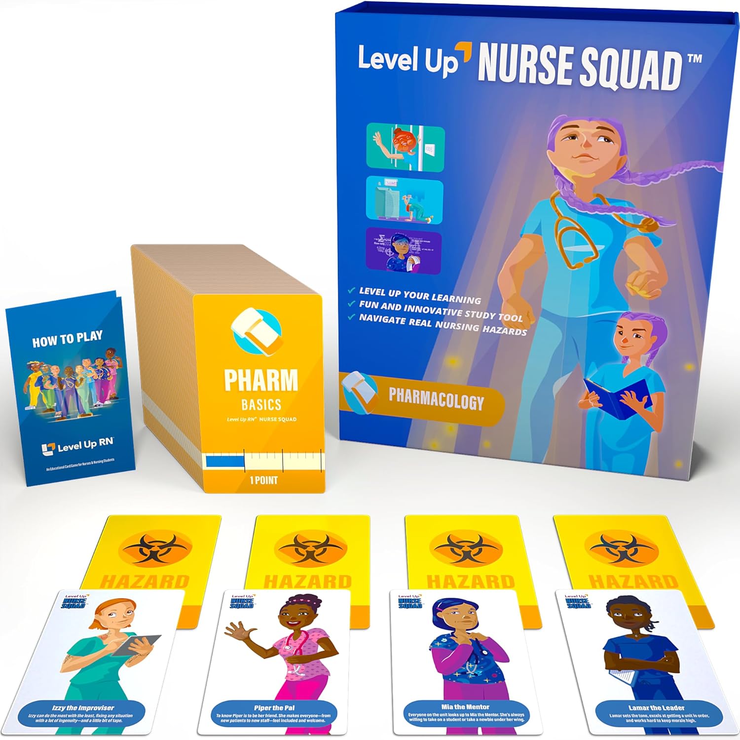 Pharmacology Flash Cards Game – Nursing School Exam Prep – Nursing Student Essentials – Prepare for 2026 NCLEX ATI HESI Exams (Pharm)