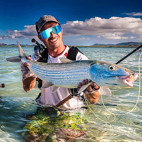 Miniatura 4 de BOLLFO Gafas de sol polarizadas deportivas para hombres y mujeres, protección UV400, cristales de ciclismo para béisbol, pesca, senderismo, golf