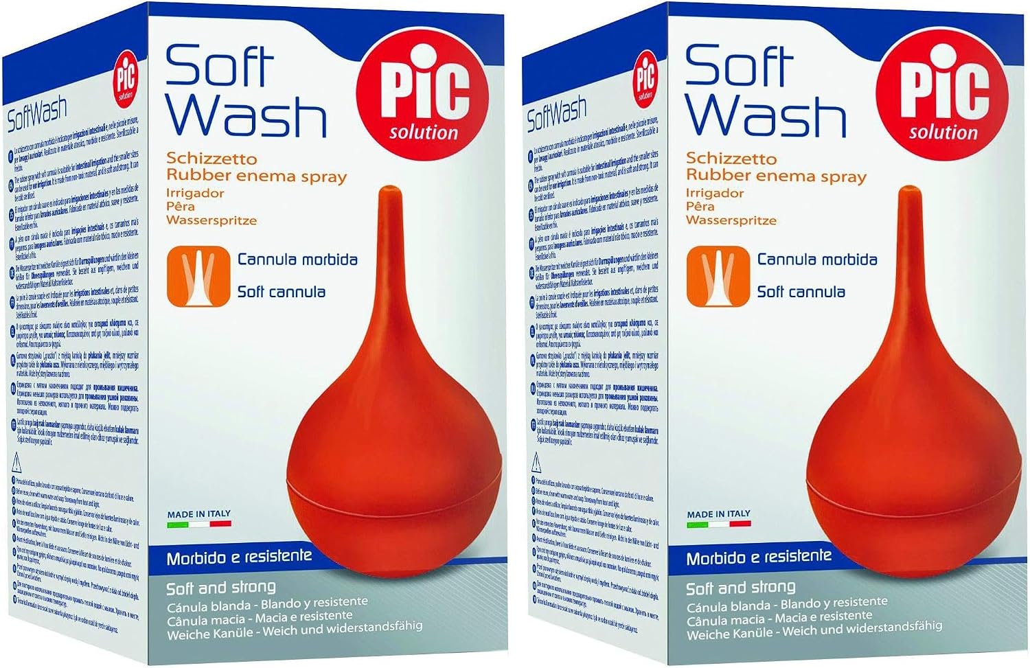 Pic Schizzetto con Cannula Morbida 27 ml (Confezione da 2)