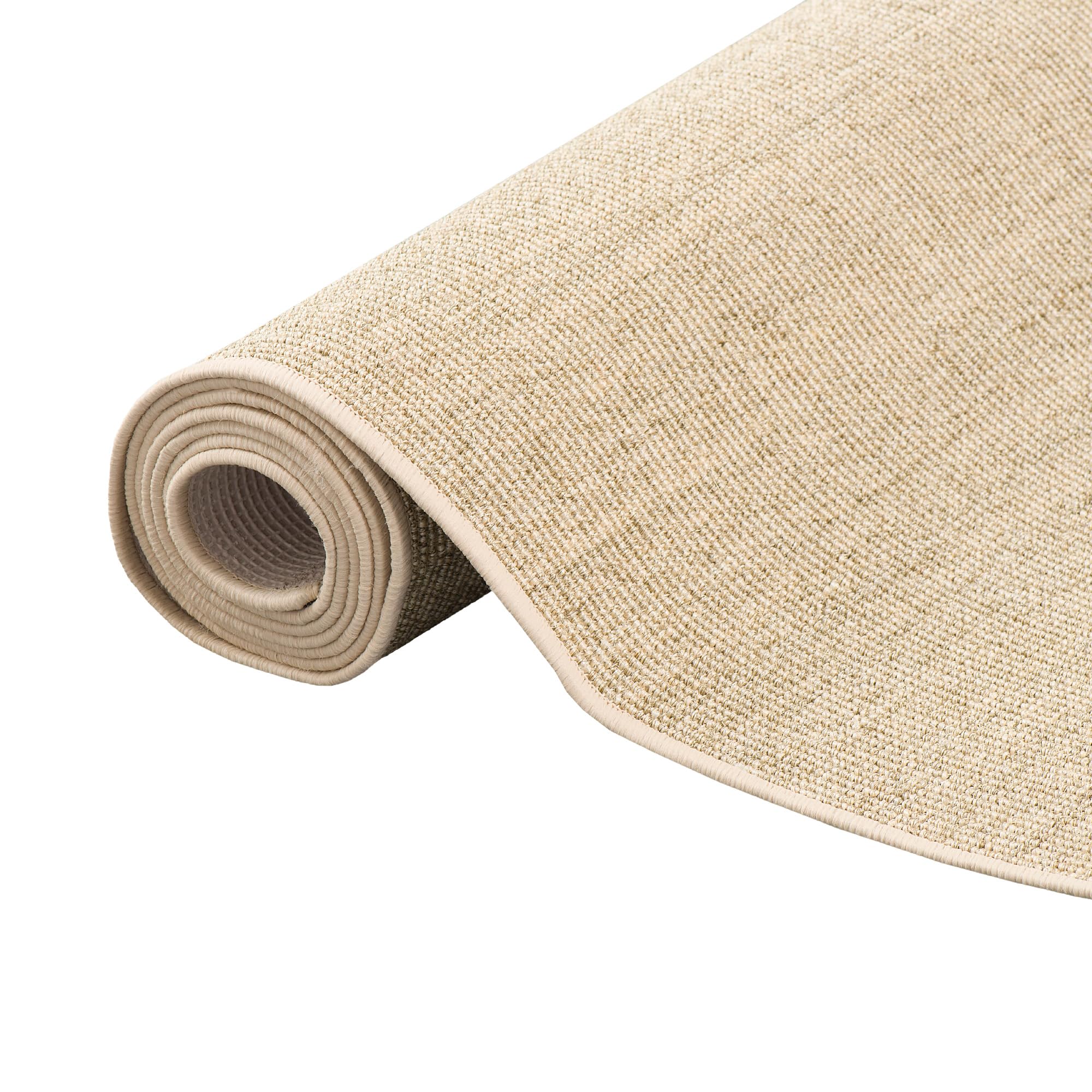 Snapstyle Sisal Natur Läufer Teppich Astra Hirse in 9 Größen
