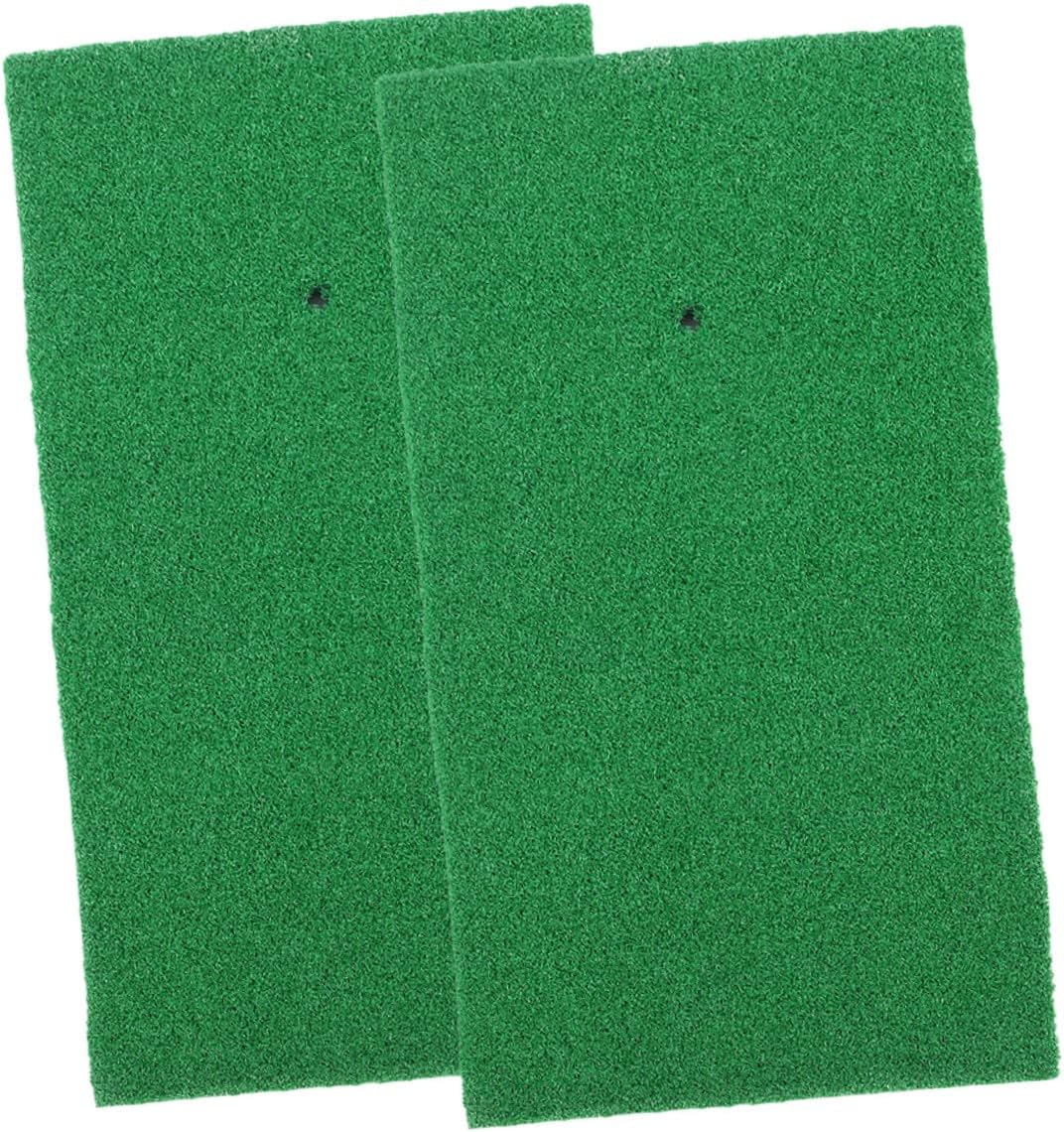 Homoyoyo Golf Training Mat 2pcs Eva 30x60cm Indoor Outdoor Golf Hitting Mat for Golfers