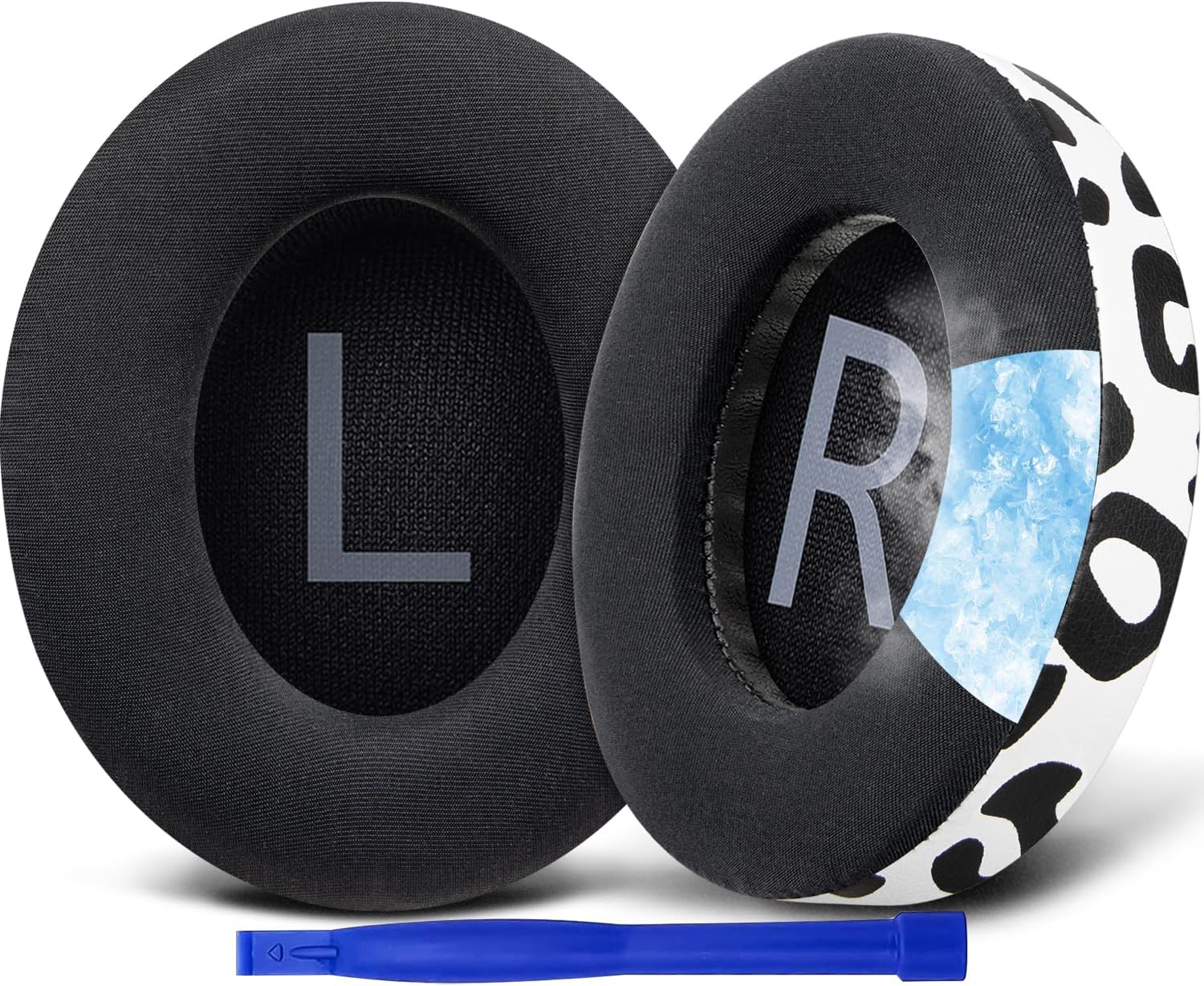SOULWIT Cooling Gel Replacement Earpads for Bose 700 (NC700) Wireless Headphones, Ear Pads Cushions with Softer Leather, High-Density Noise Cancelling Foam, Added Thickness - Snow Leopard