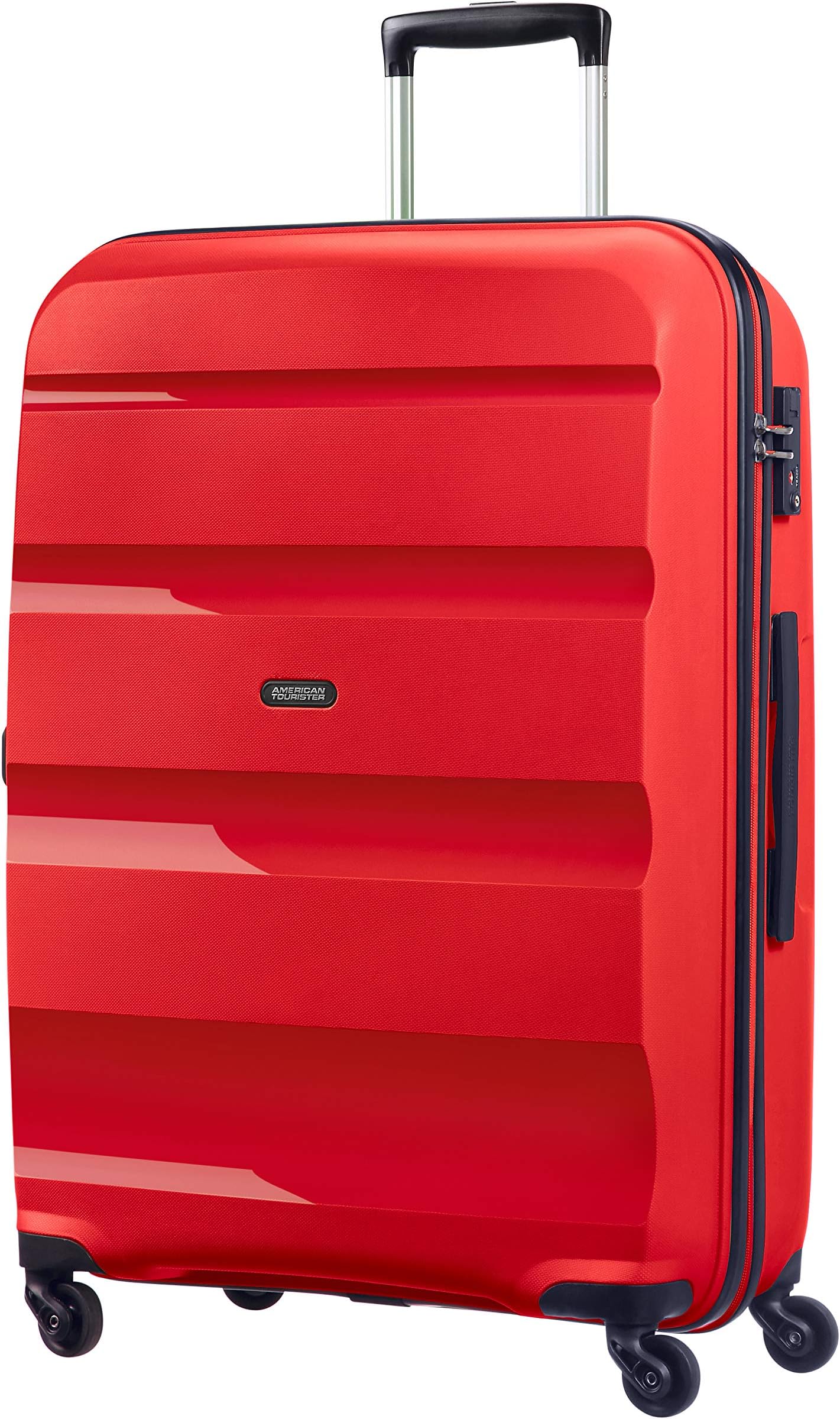 BON AIR - Spinner L, Suitcase, 75 cm, 91L, Red (Magma Red)