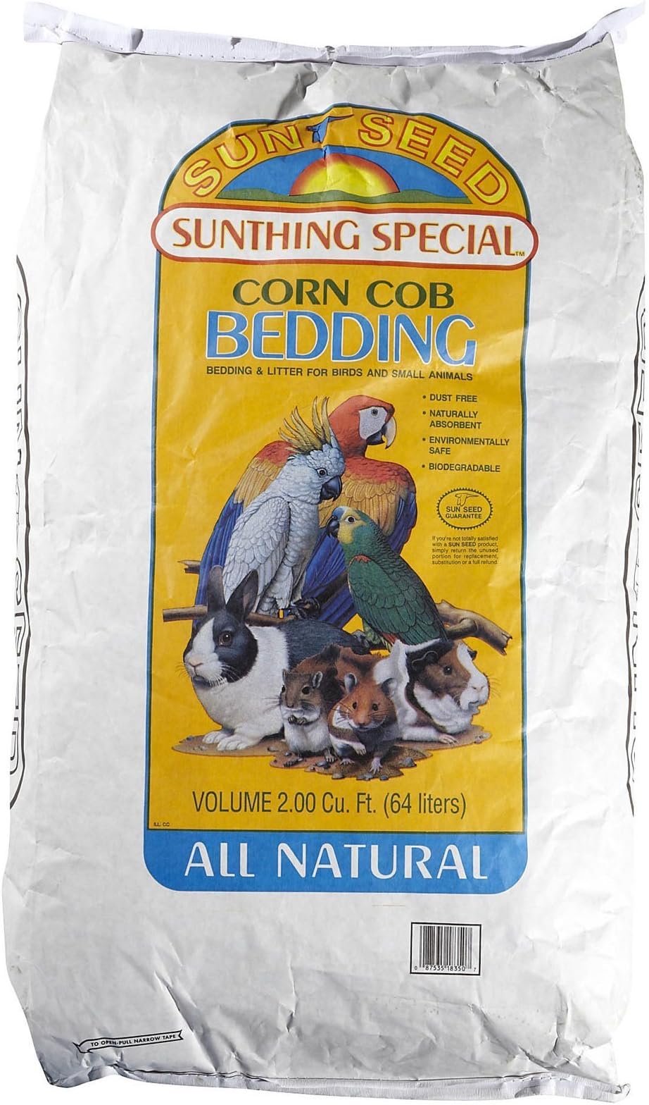 Vitakraft Sunseed Corn Cob Bedding - 2 cu. ft.