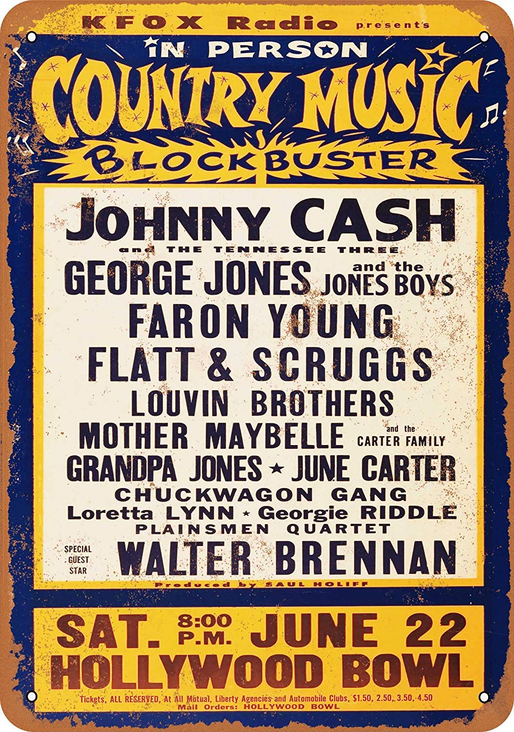 Tableau de Johnny Cash - Achat / Vente