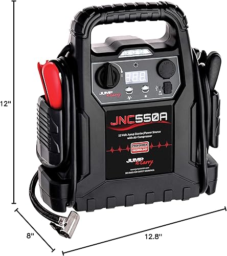 Miniatura 7 de Clore Automotive Jump-N-Carry Arrancador de batería de pico de amperios con compresor de aire