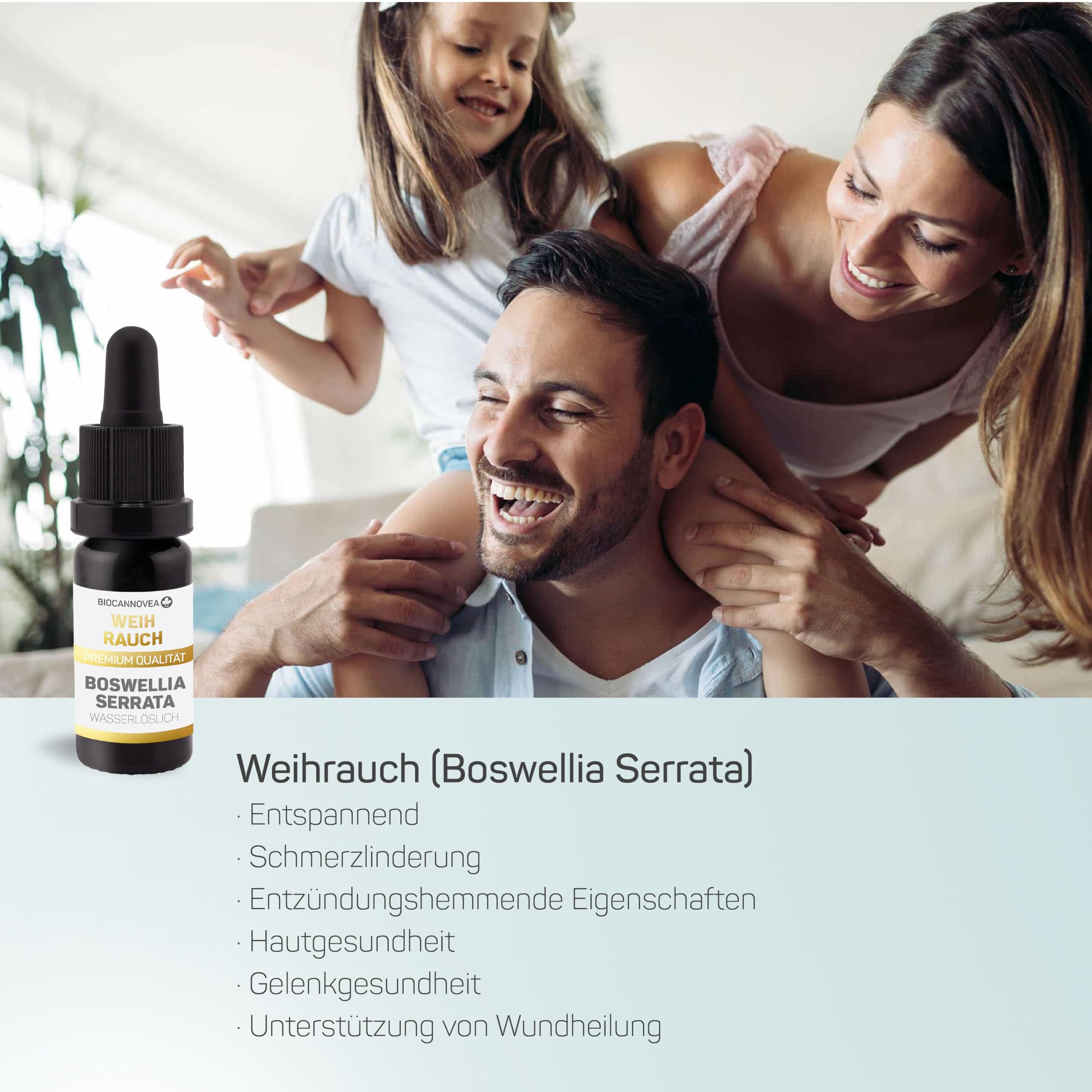 Boswellia Serrata Weihrauch hochdosiert 1200mg Tagesdosis - Tropfen Extrakt wasserlöslich - 8x mehr Bioverfügbarkeit als Weihrauchkapseln