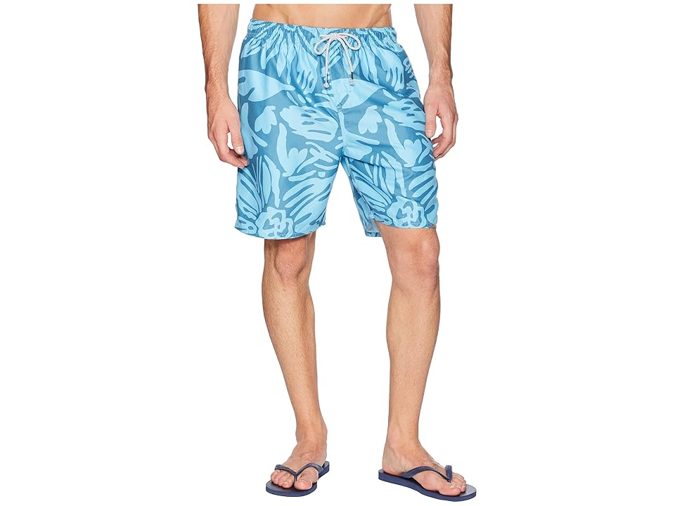 

True Grit Waterman Viceroy Drawstring Boardshort (Blue) Men's Swimwear