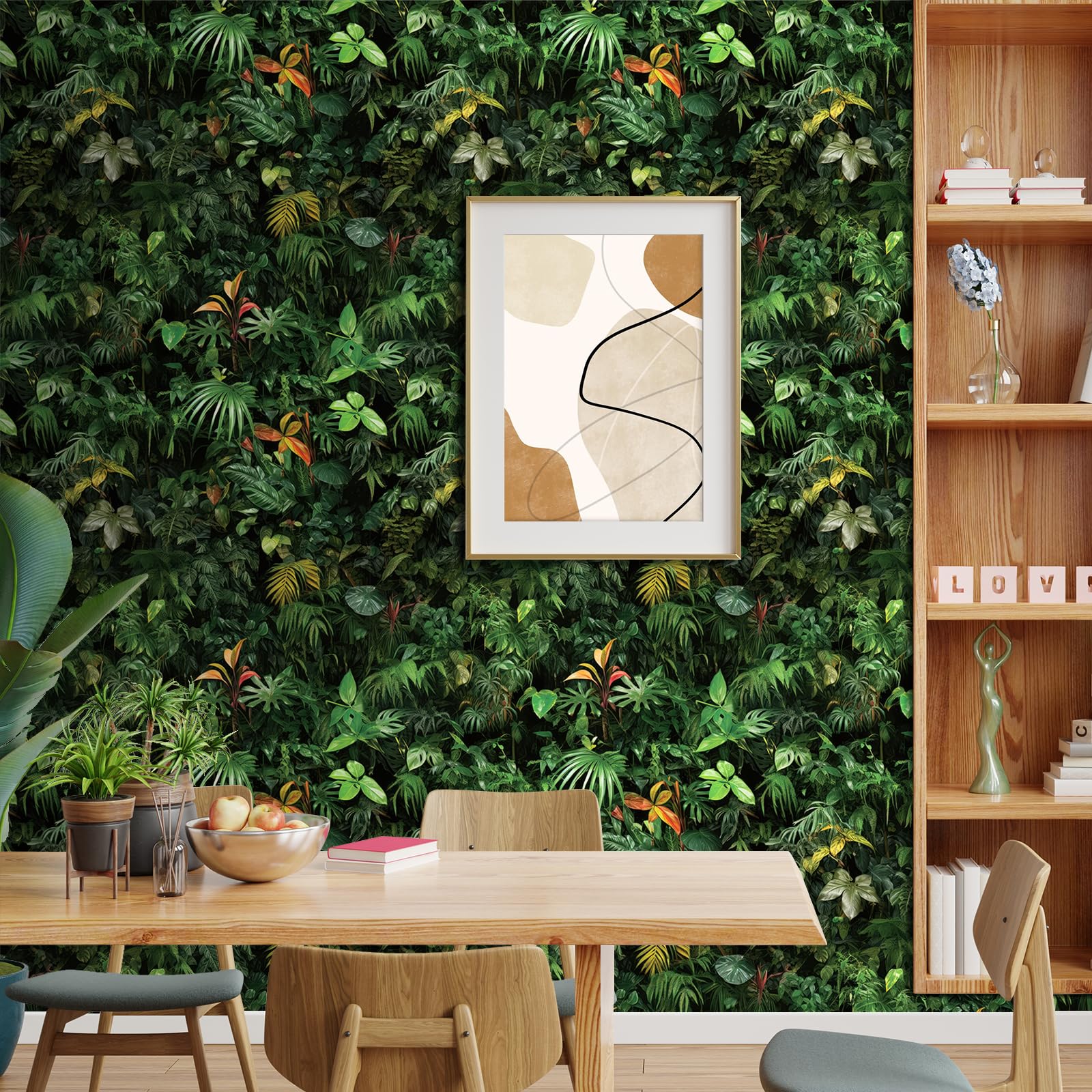 ReWallpaper Papier peint à décoller et à coller Motif forêt tropicale verte 44,5 cm x 3 m