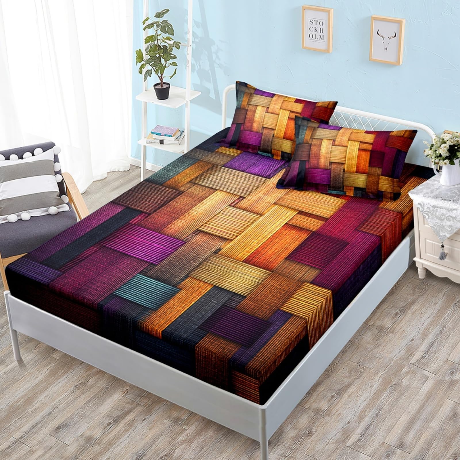 King Size Fitted Sheets Deep Fitted King Size Sheet Bedsheet 30cm Deep