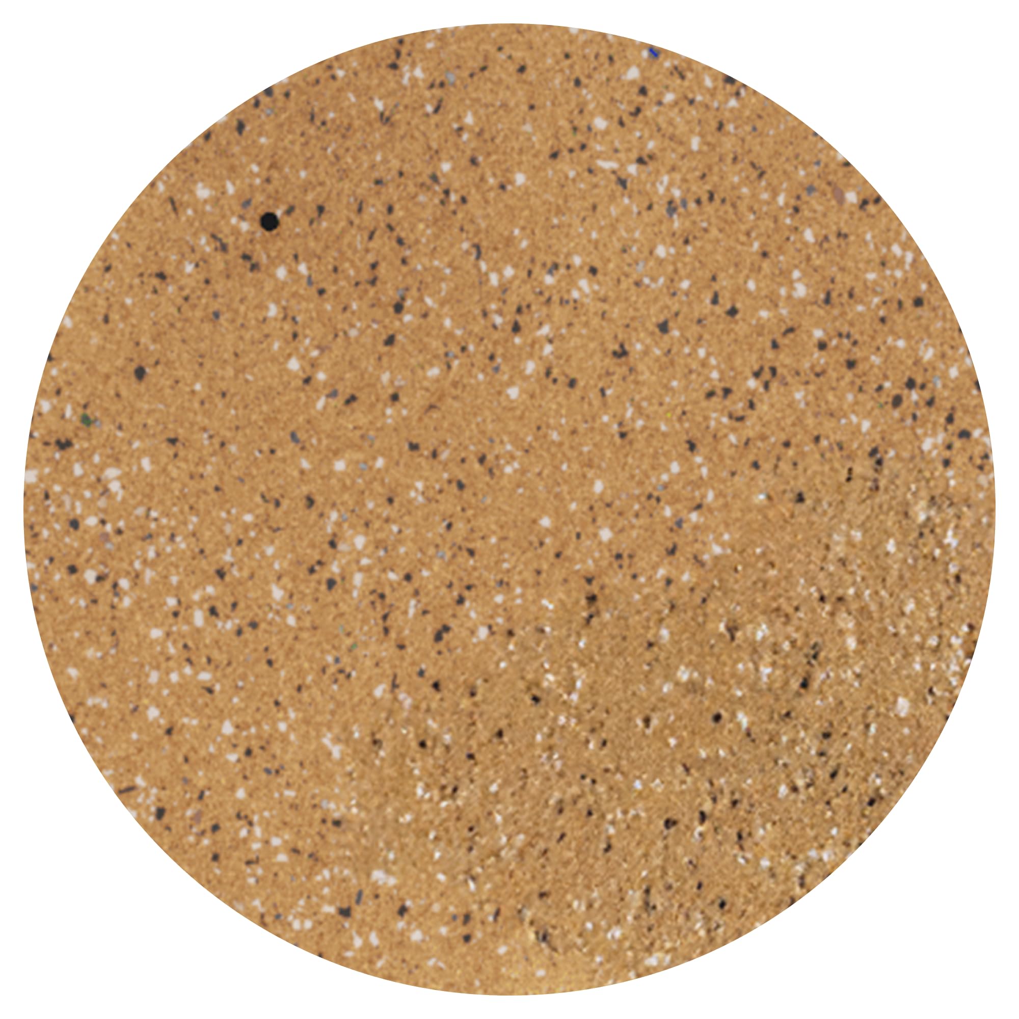 Go4Cork Round Frameless Premium Cork-Laminated Foam Core Bulletin Board- 16.9" x16.9", Lightweight Double-Sided Memo Board
