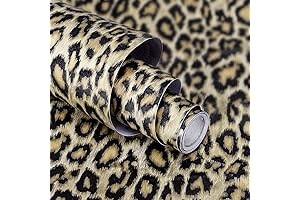 Leopard Print Wallpaper Stick and Peel, Transform Your Home with Wildlife Beauty