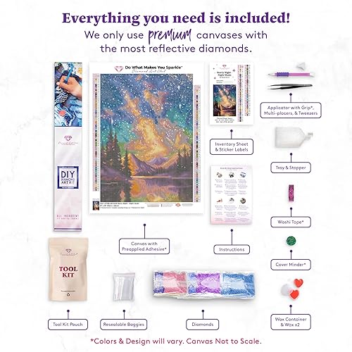 Miniatura 94 de DIAMOND ART CLUB - Juego de pintura con diamantes, lienzo de Vitral de flores”, lienzo redondo 5D para principiantes, divertidas manualidades