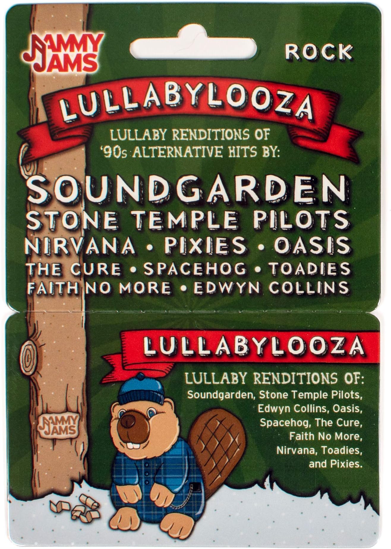 Jammy Jams Lullabylooza '90s Alternative Goes Lullaby Download Card