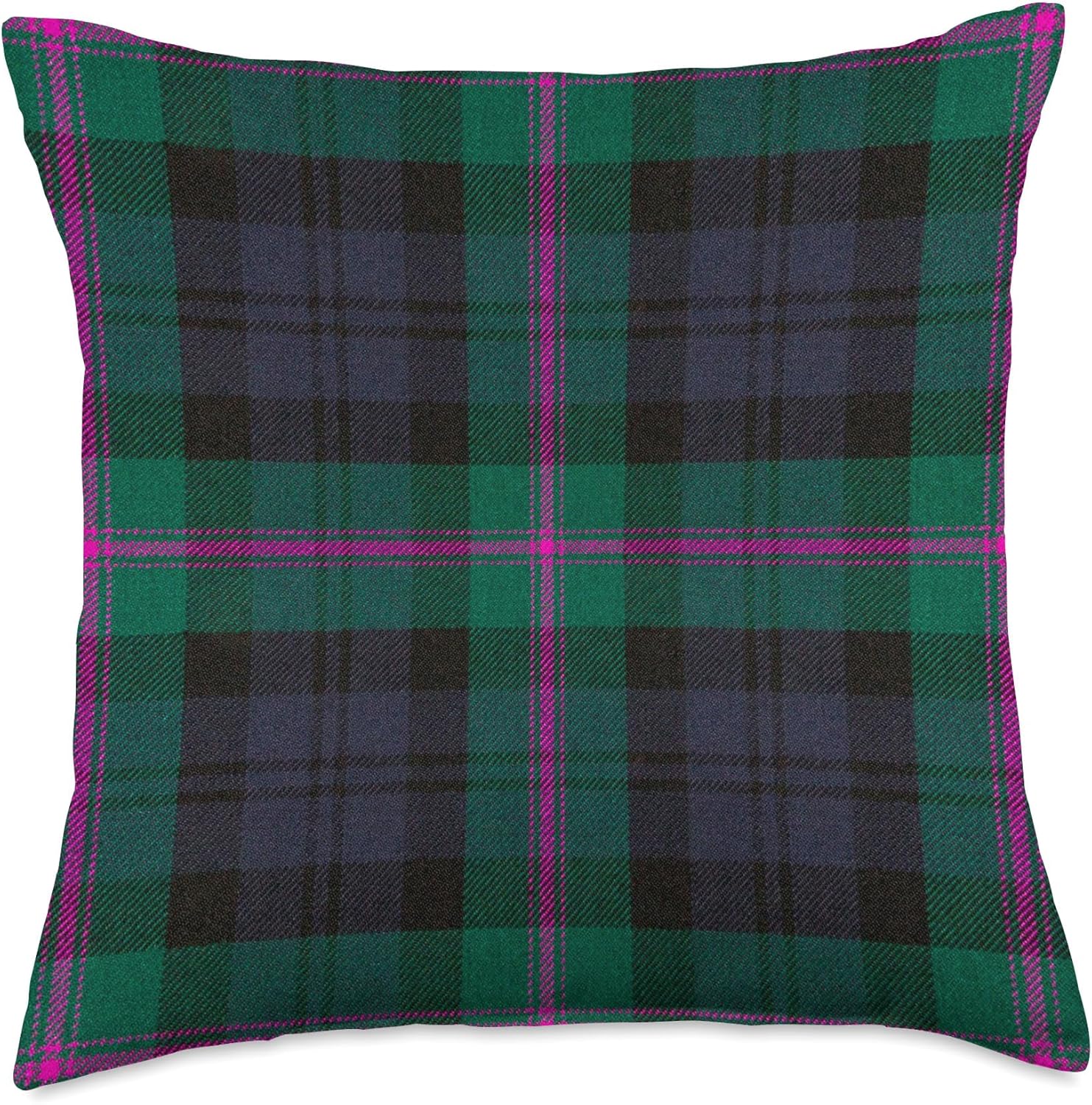 Clan Baird Modern Scottish Tartan Family Plaid Throw Pillow