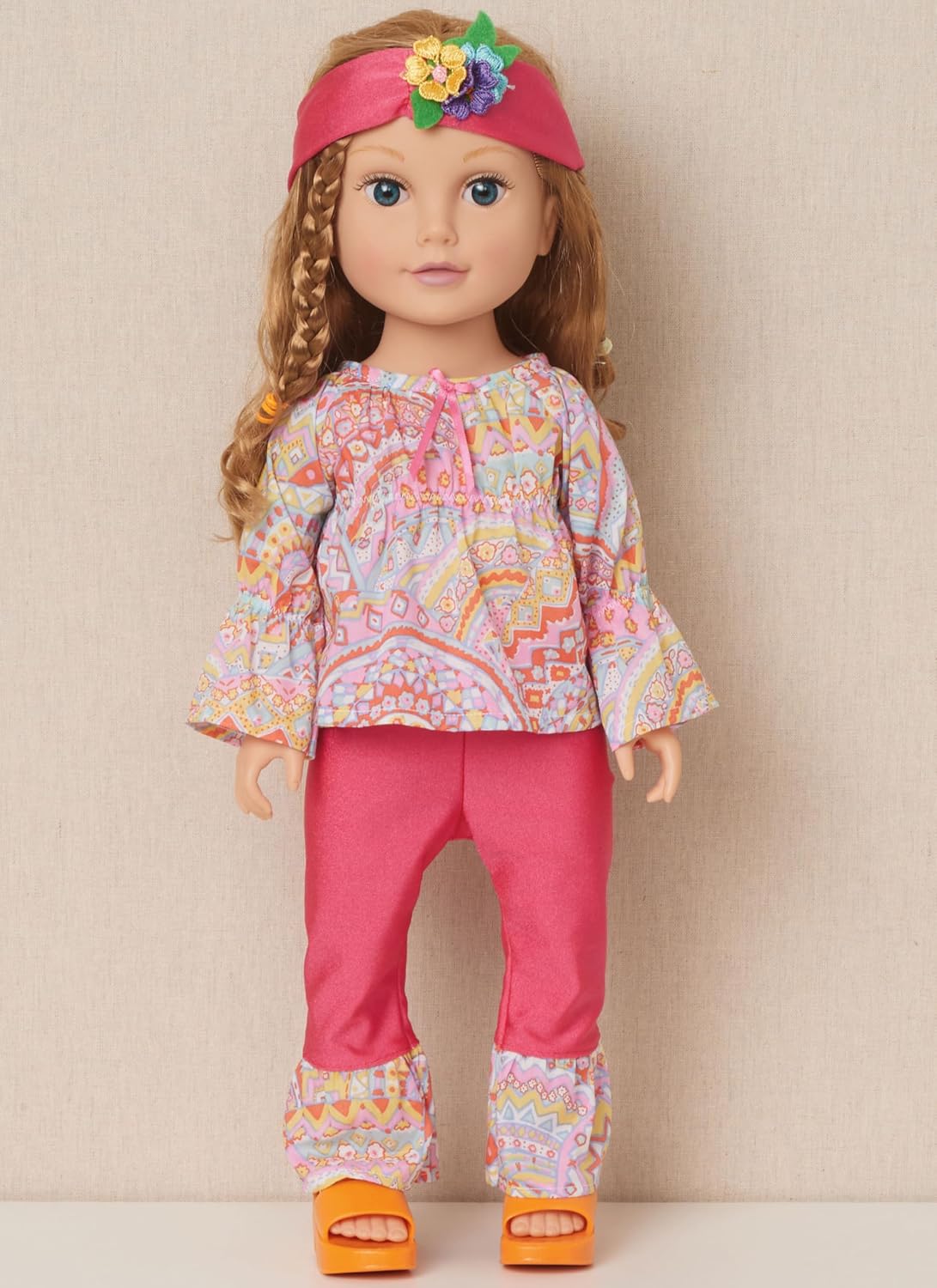 Simplicity SS3092OS Dress, Tunic, Top, and Skirt 18" Doll Clothes Sewing Pattern Packet by Carla Reiss, Design Code S3092, One Size