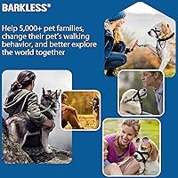 Vista 8 de BARKLESS Collar suave para cabeza de perro, herramienta de entrenamiento sin tirones para perros pequeños en paseos, suave halter para tiradores
