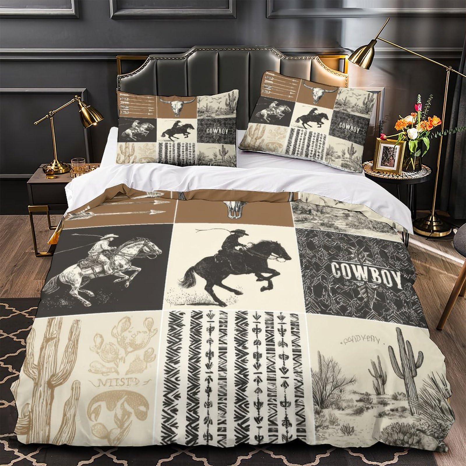 Housse de couette lignes ondulées 3D lit King en microfibre haute densité résistante et douce