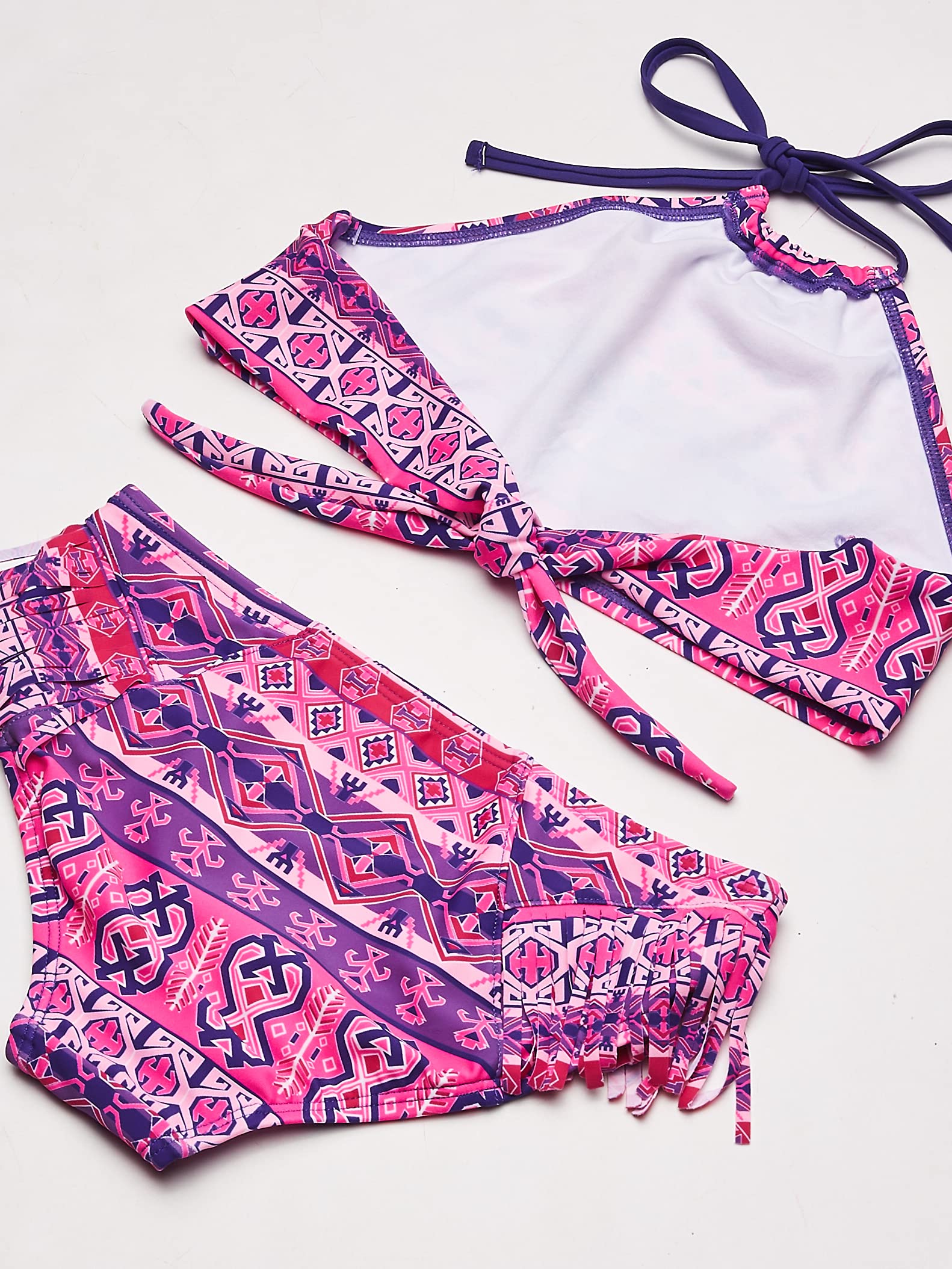 Kanu Surf Girls' Mahina Beach Sport Halter Bikini 2-Piece Swimsuit