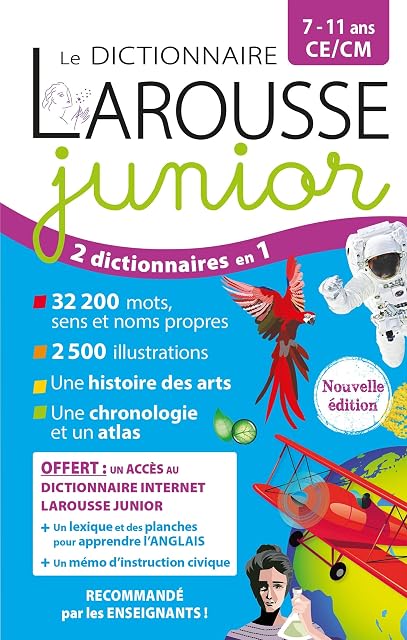 Portada de Le Dictionnaire Larousse Junior 7-11 Ans Ce-Cm