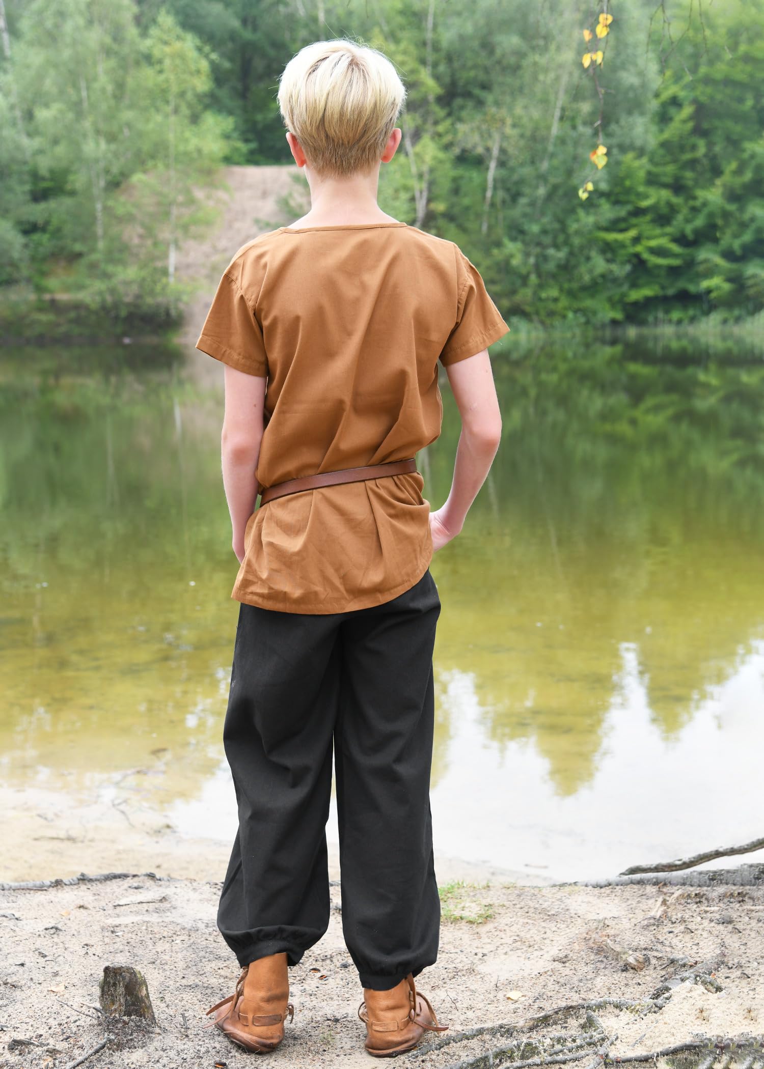 Battle-Merchant, Pantaloni medievali, da Bambini e Bambine, in Cotone, Tema Pirata
