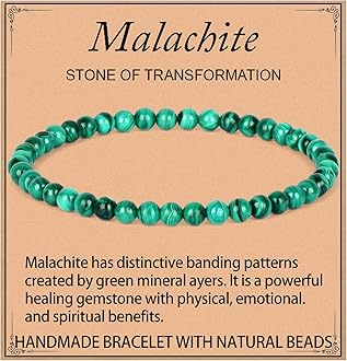 Handmade Natural Gemstone Stretch Elastic Bracelet Healing Crystal Round Stone Beads Jewelry Gifts for Women Men
