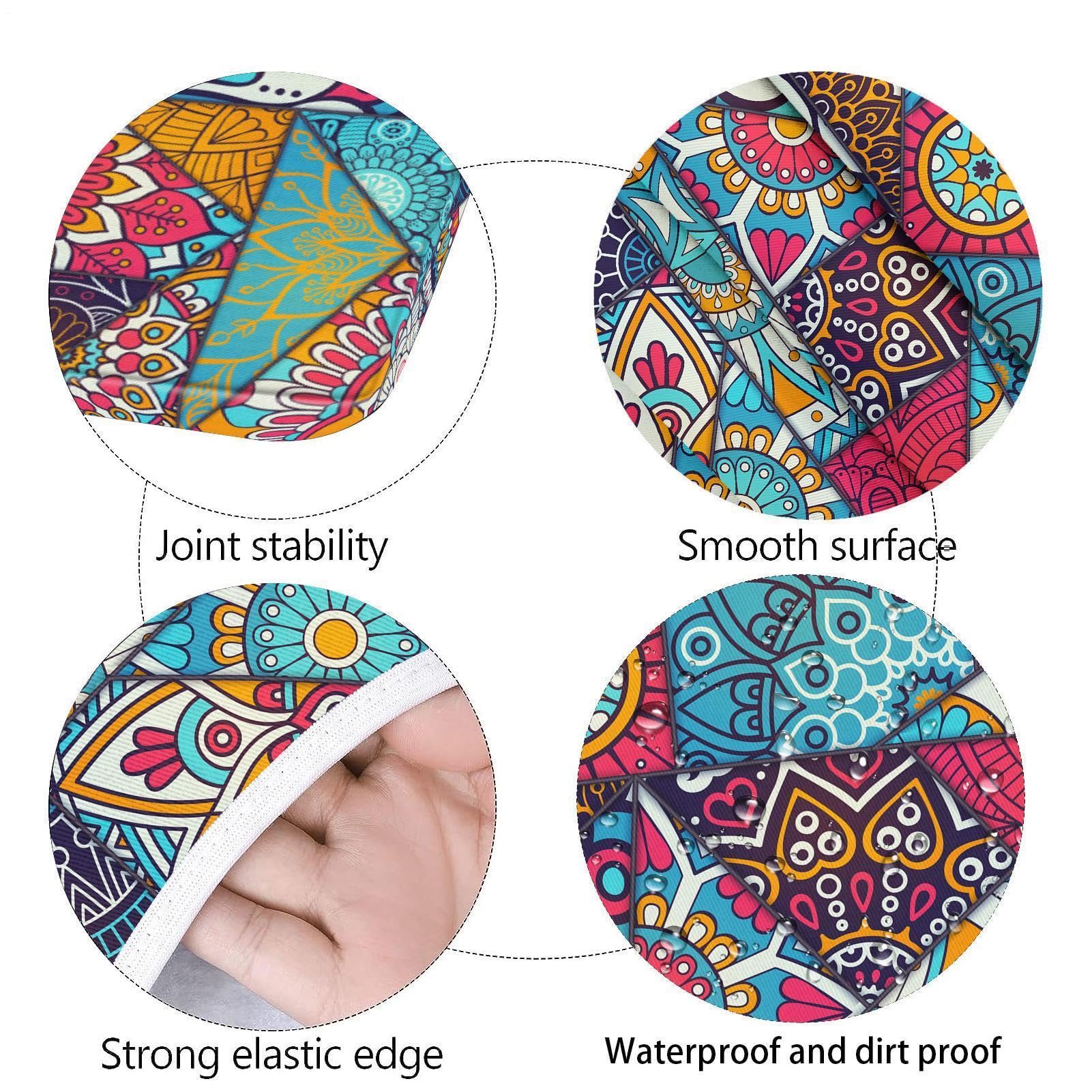 Housse de banc de pique-nique, kit de nappe de pique-nique élastique | imperméable, équipement de camping pour travail, fête, barbecue