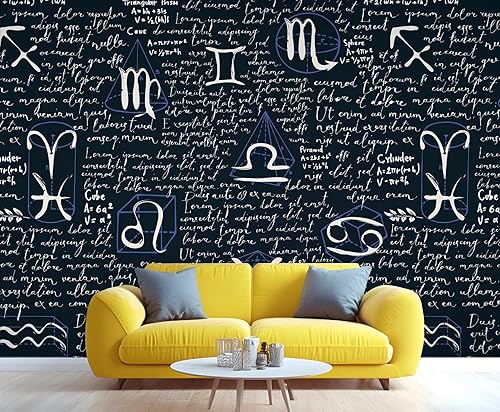 Miniatura 9 de JUYAINU Mural 3D de boceto botánico, murales de pared florales vintage, papel tapiz con patrón de plantas retro, mural grande para sala de estar,