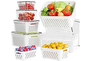 5-Pack Produce Containers for Fridge