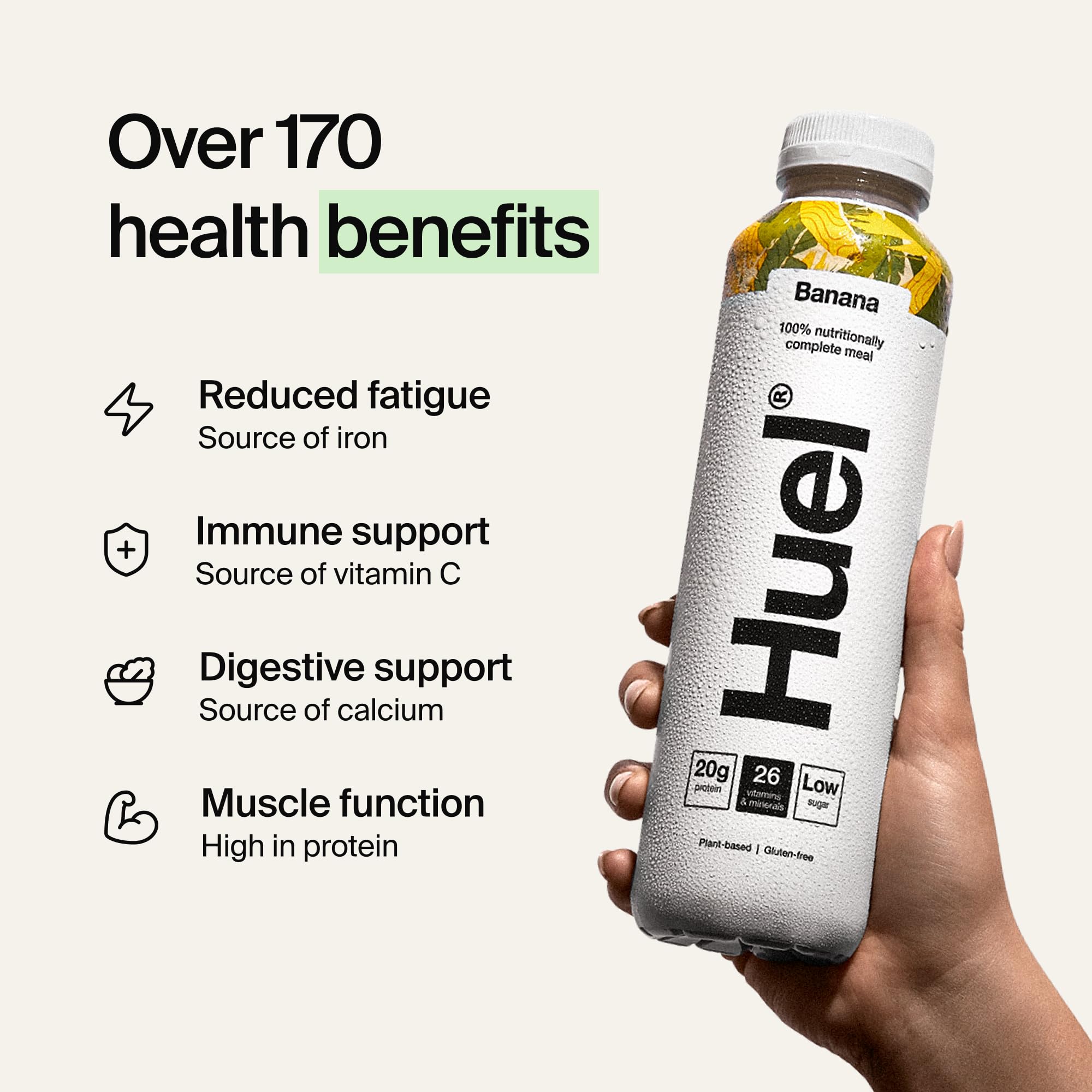 Huel Listo para Beber Comida Completa Plátano 8x500ml