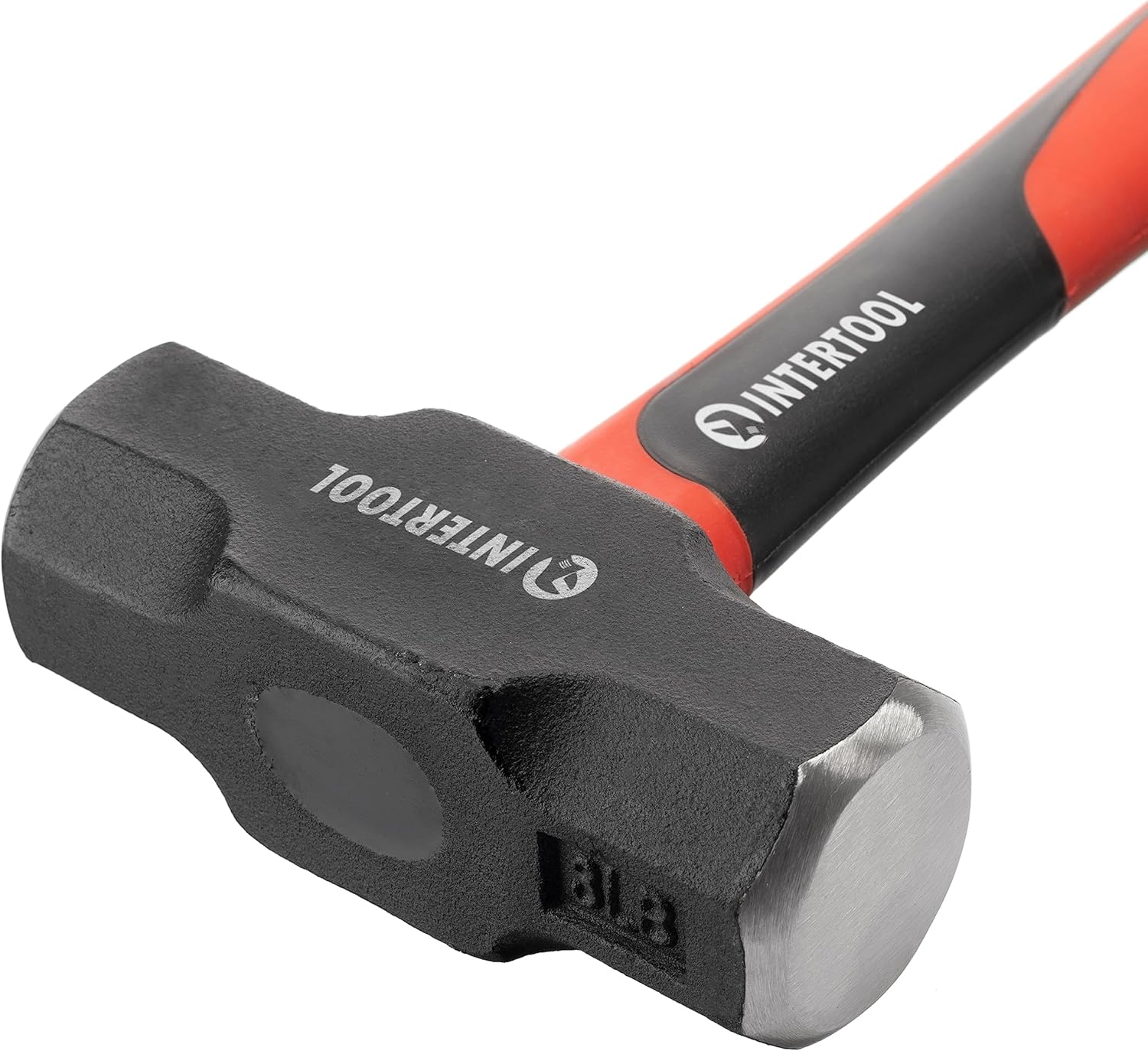 INTERTOOL 3 lb Sledge Hammer Mini - Slug Drilling/Crack Hammer Small Sledgehammer – Heavy Duty with Anti-Slip Shock Absorbing Fiberglass Handle - HT-0241