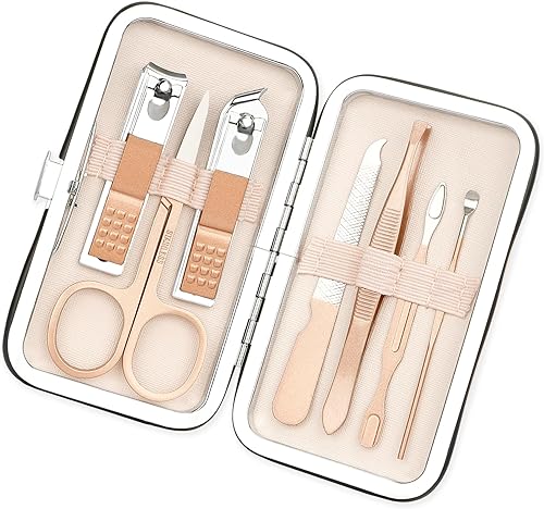 Juego de cortaúñas para el día de la madre, herramientas de manicura, suministros de pedicura, cortaúñas para mujeres, kit de manicura para uñas,