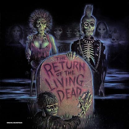 The Return of the Living Dead--Original Soundtrack (Limited Clear with Blood Red Splatter Vinyl Edition) [Disco de Vinil] por Various Artists, capa do álbum