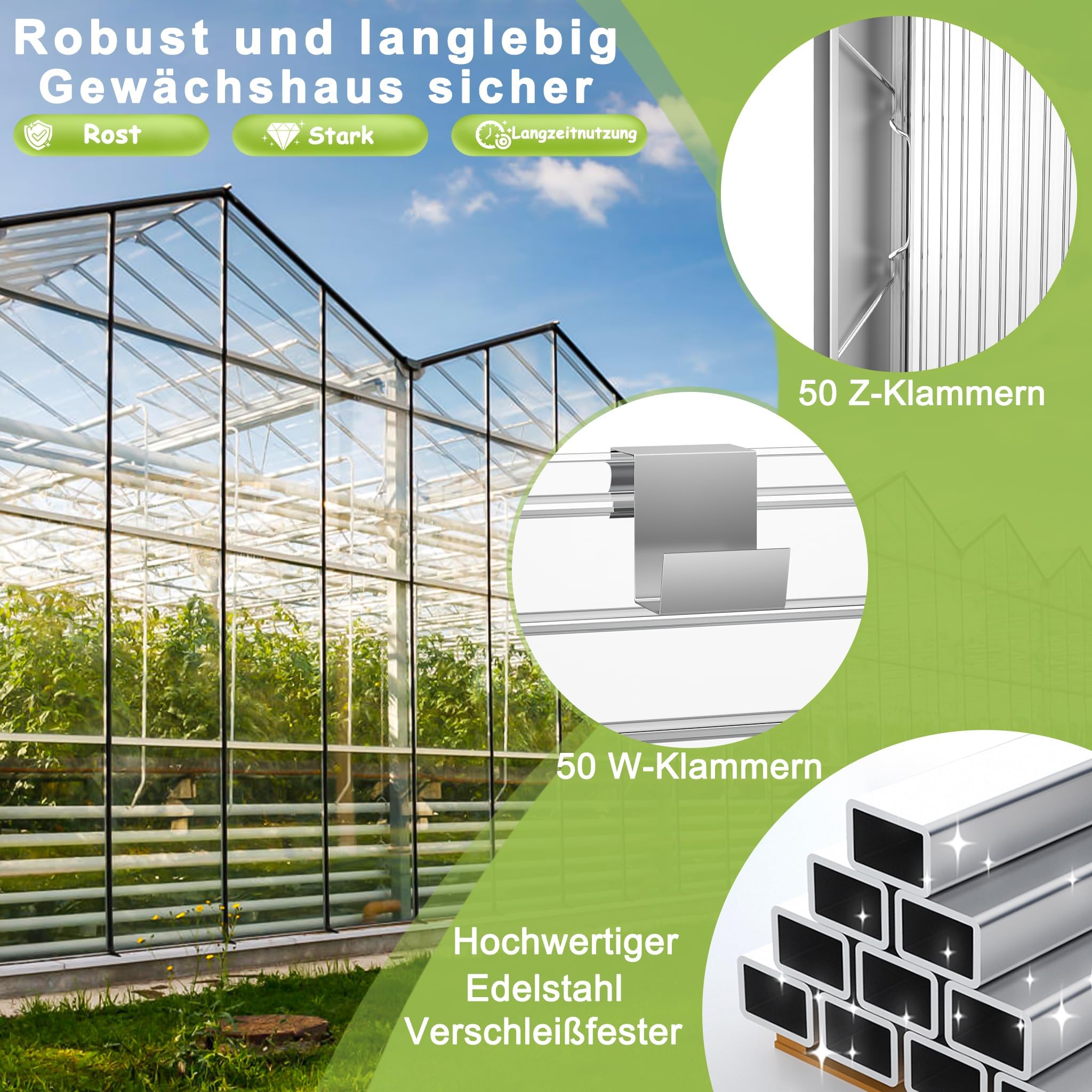 YRHome 28 sztuk płyt komorowych z poliwęglanu, odporna na promieniowanie UV, podwójna płyta komorowa, 605 x 1210 x 4 mm, 20,5 m², płyty komorowe do szklarni z klamrami i klipsami Z