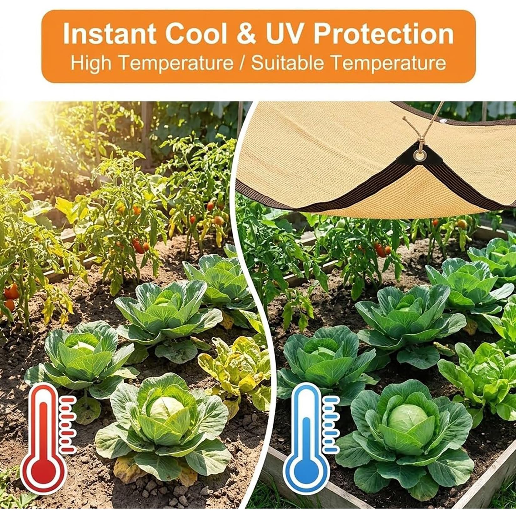 Rete ombreggiante da giardino 4x7m Telo ombreggiante Con Occhielli,Rete Frangivista Resistente Ai Raggi UV | Vela Ombreggiantes HDPE Traspirante Per Esterno Balcone Pergola Cortile