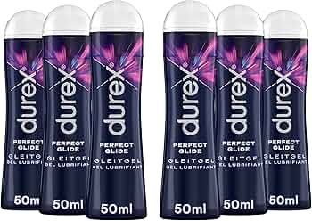 Durex Perfect Glide Gleitgel - Silikonbasiertes Gleitmittel fr besonders  lange Gleitfhigkeit - 6 x 50 ml : Amazon.de: Drogerie & Krperpflege