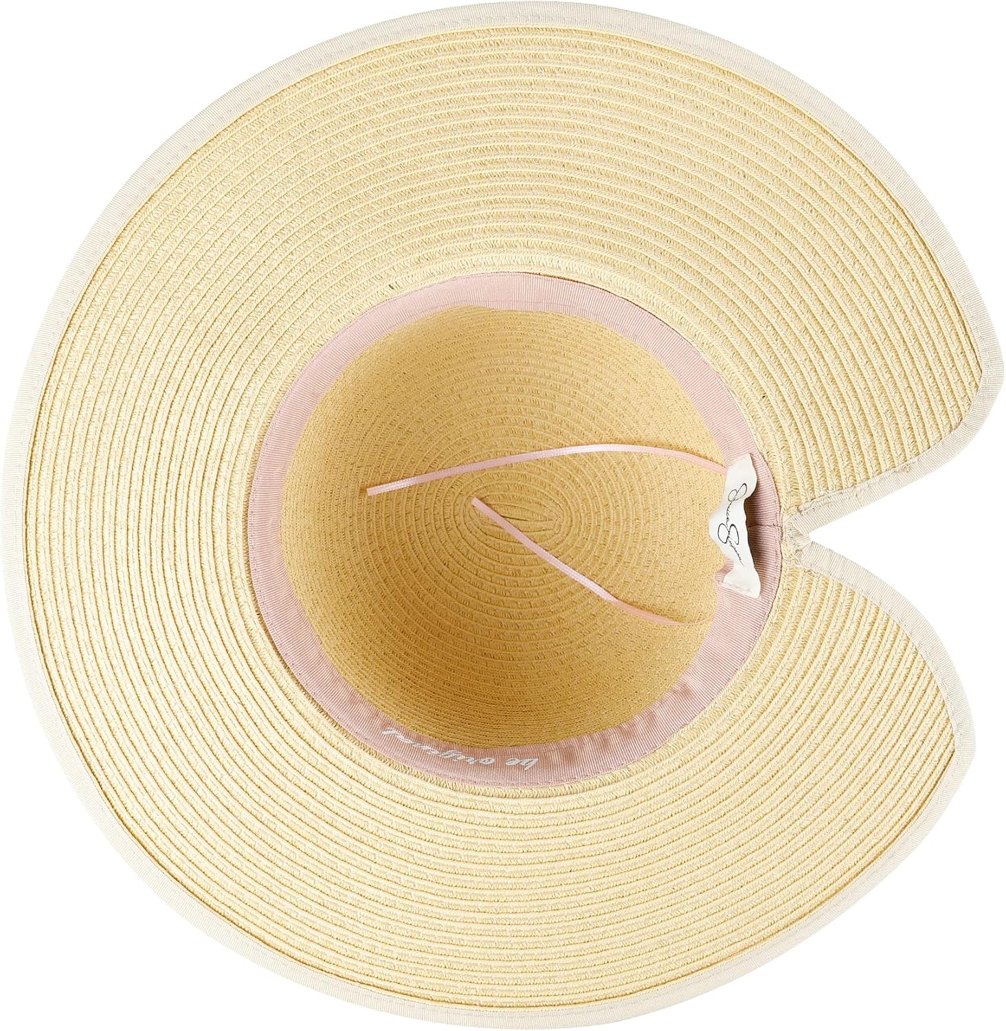 Jessica Simpson Women's Wide Brim Straw Hat