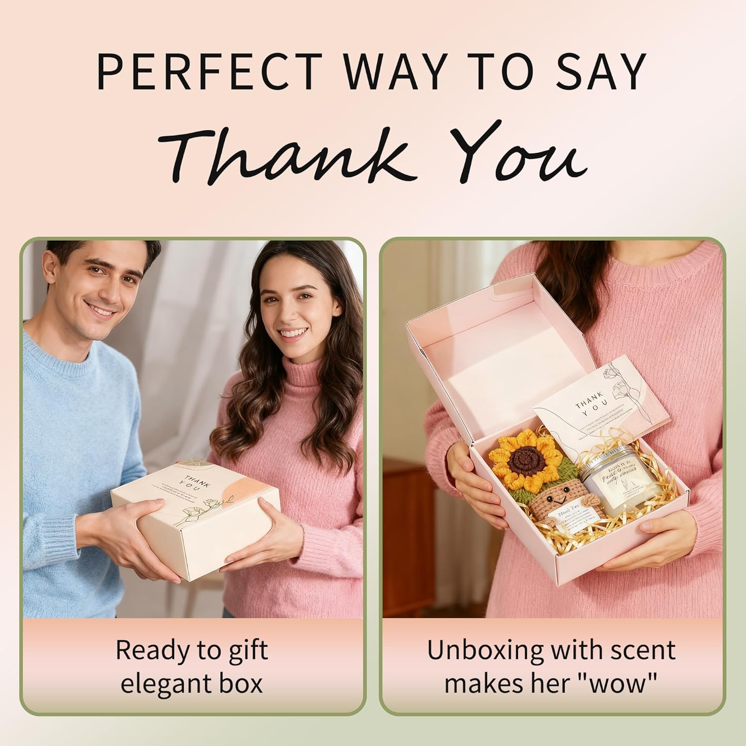 RainVibe Thank You Gifts for Women – Appreciation Gift Baskets for Teachers, Nurses, Bosses & Coworkers – Thoughtful Employee & Teacher Appreciation Gift Set - Image 5